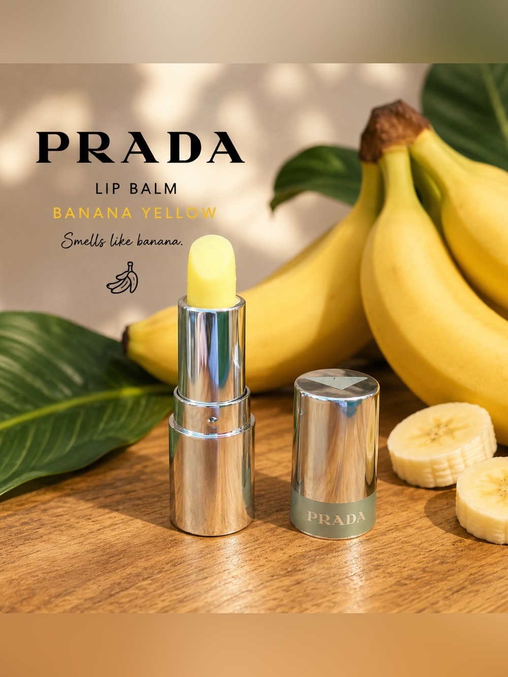 Prada Lip Balm-Banana Yellow